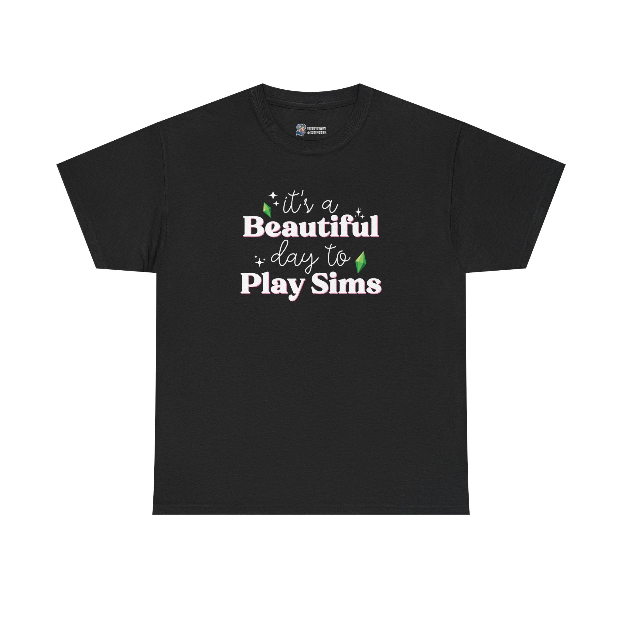 The Sims Graphic T Shirt | It's a Beautiful Day to Play the Sims Video Game Fan Gift