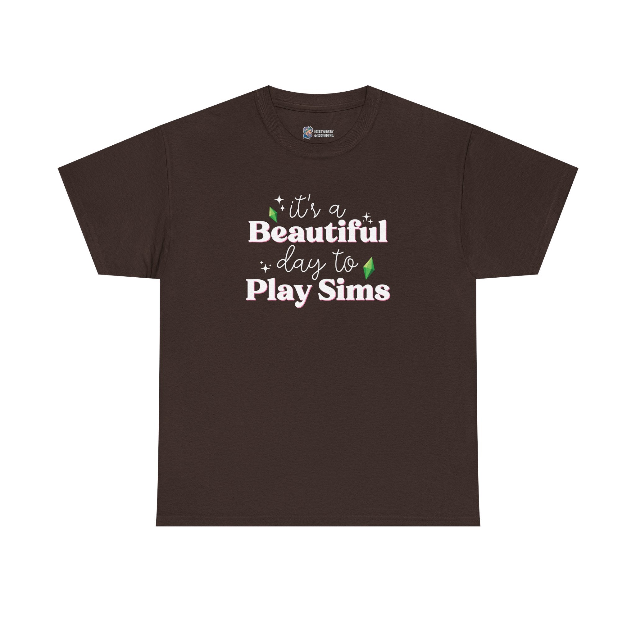 The Sims Graphic T Shirt | It's a Beautiful Day to Play the Sims Video Game Fan Gift