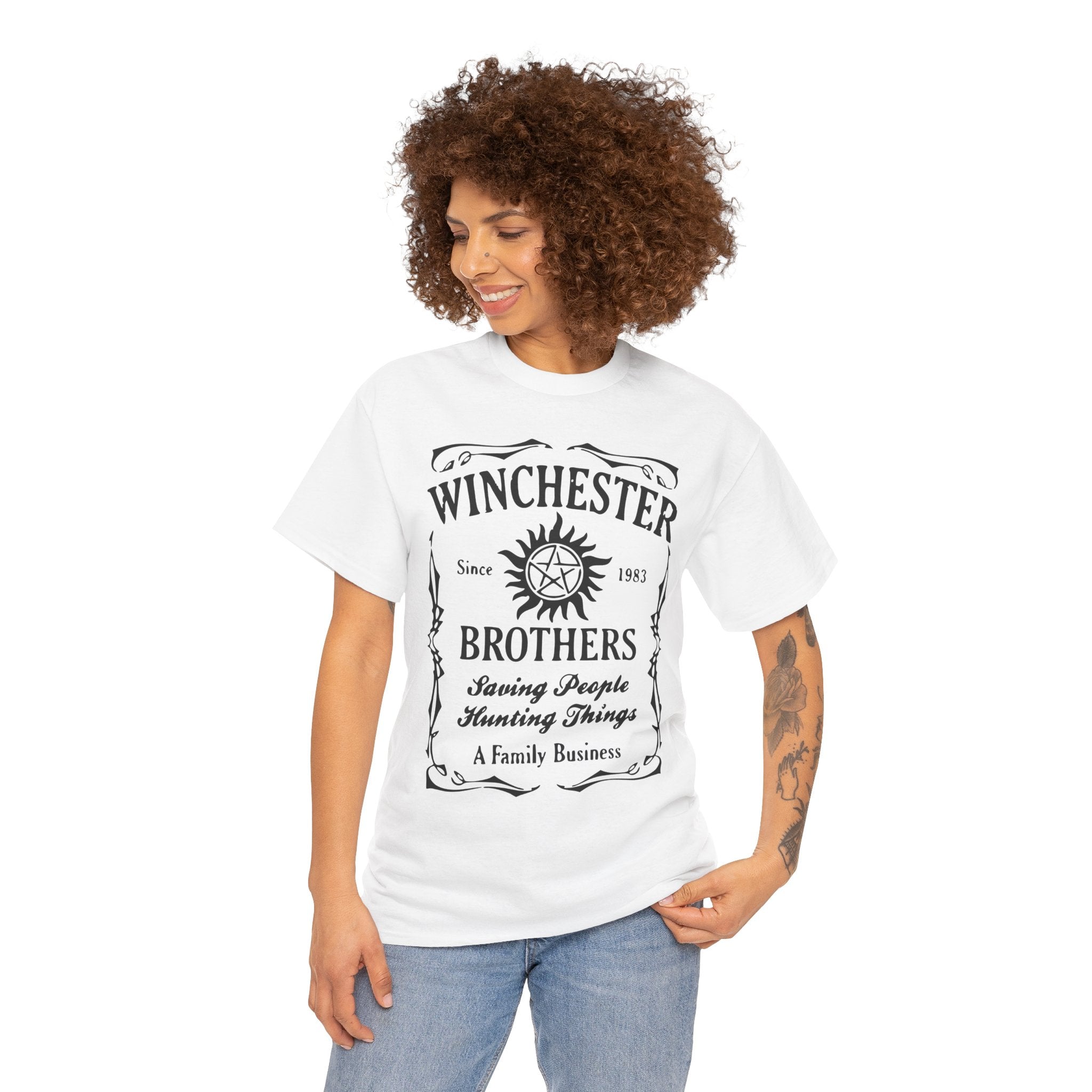 Supernatural Winchester Brothers Unisex Graphic T-Shirt | Sam Dean Winchester Graphic Tee