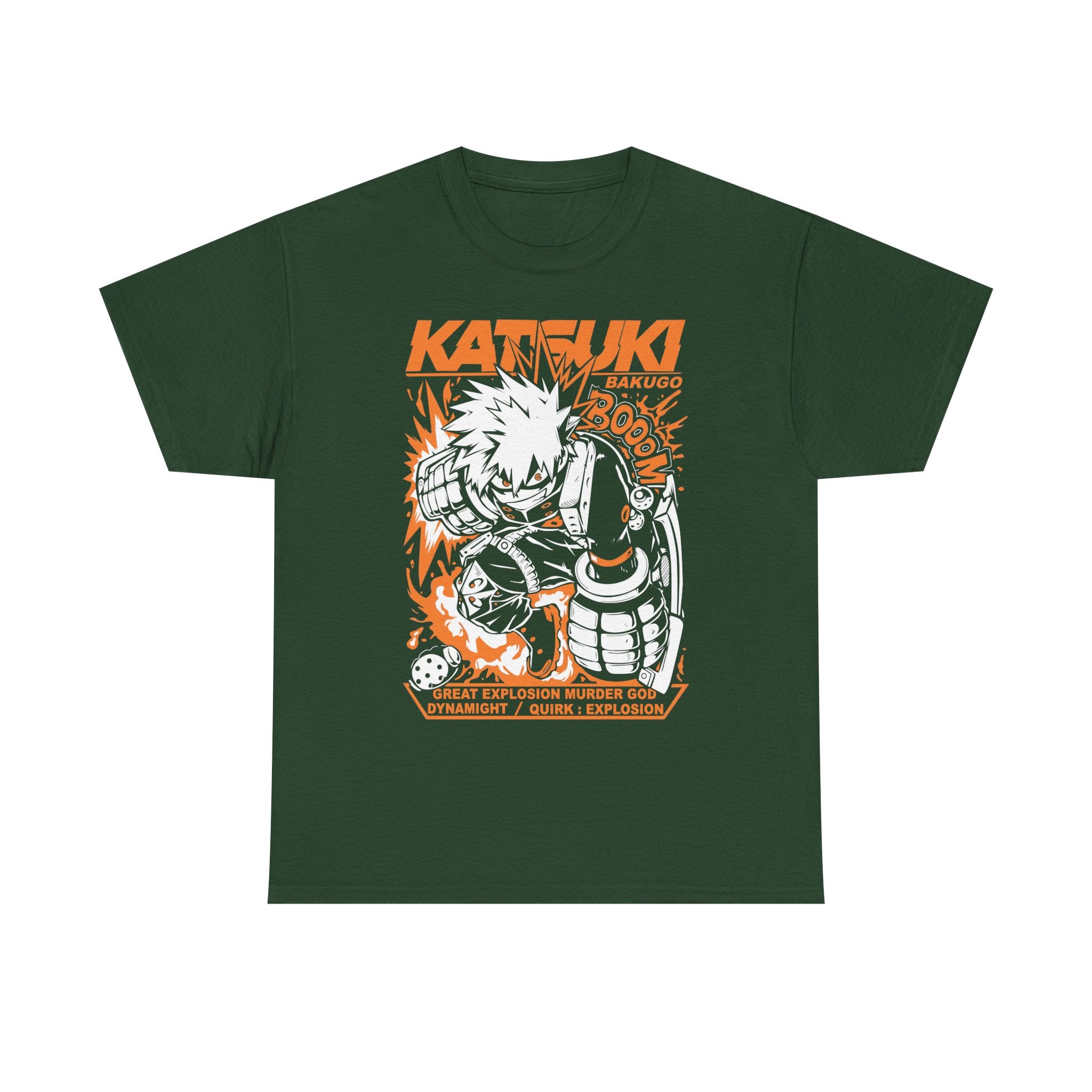 Katsuki Bakugo My Hero Academia Anime Tee - Anime Manga Graphic Unisex Tee