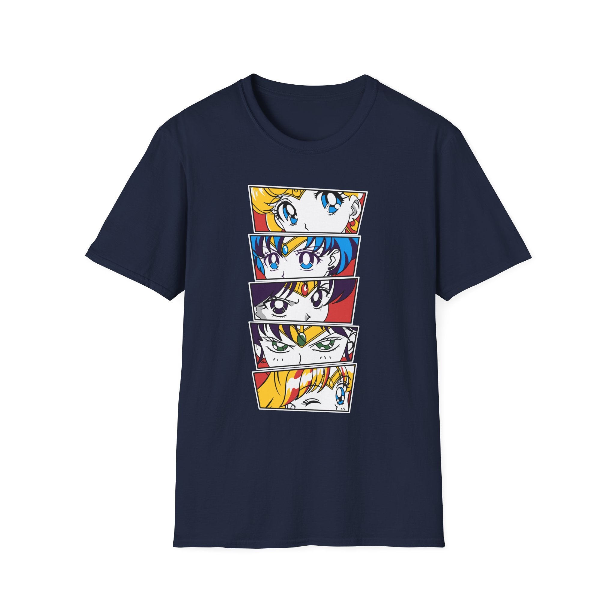 Sailor Moon Unisex Graphic Softstyle Tee | Retro 90s Anime Shirt, Anime Manga Shirt, Japanese Manga