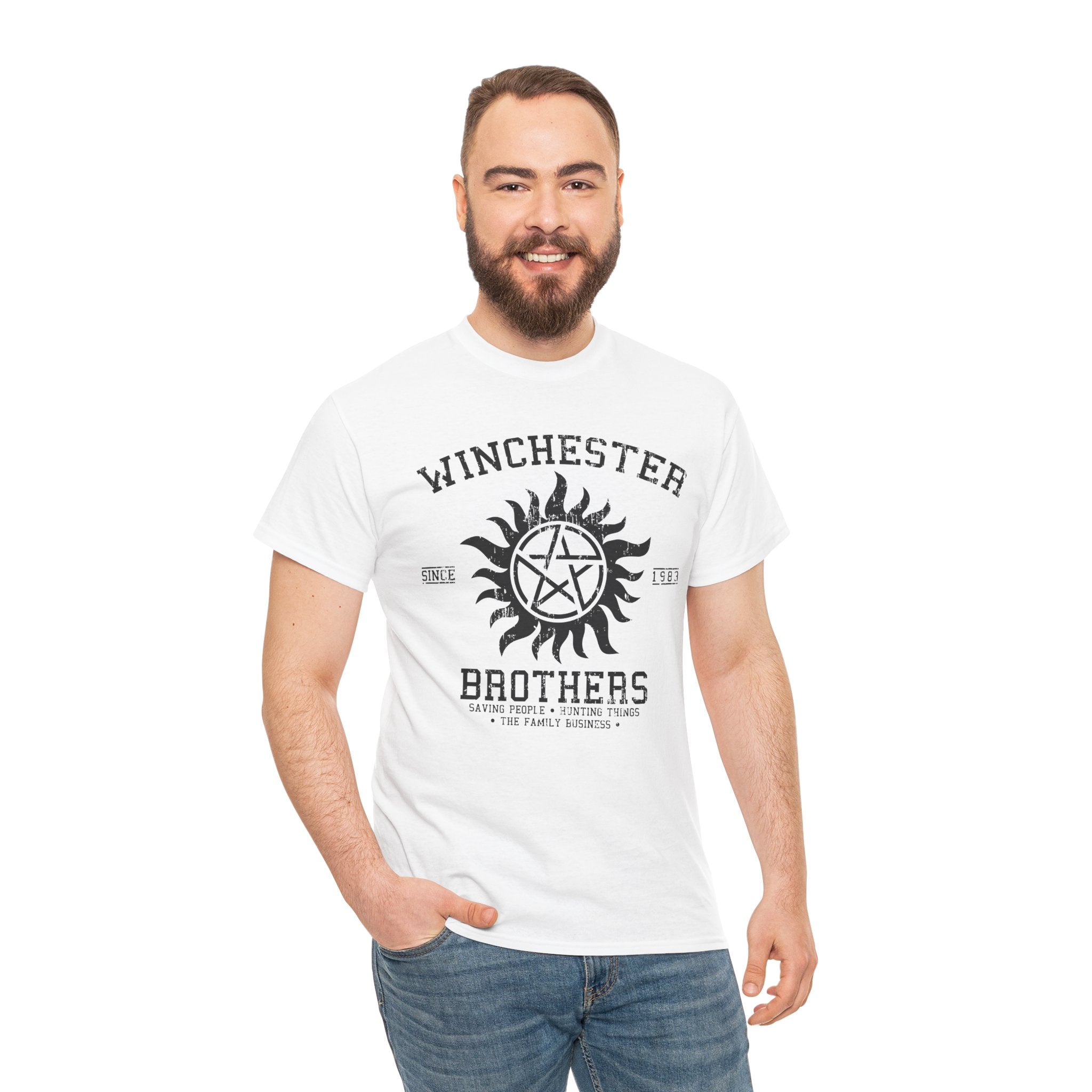 Supernatural Winchester Brothers Unisex Graphic T-Shirt | Dean Winchester Graphic Tee