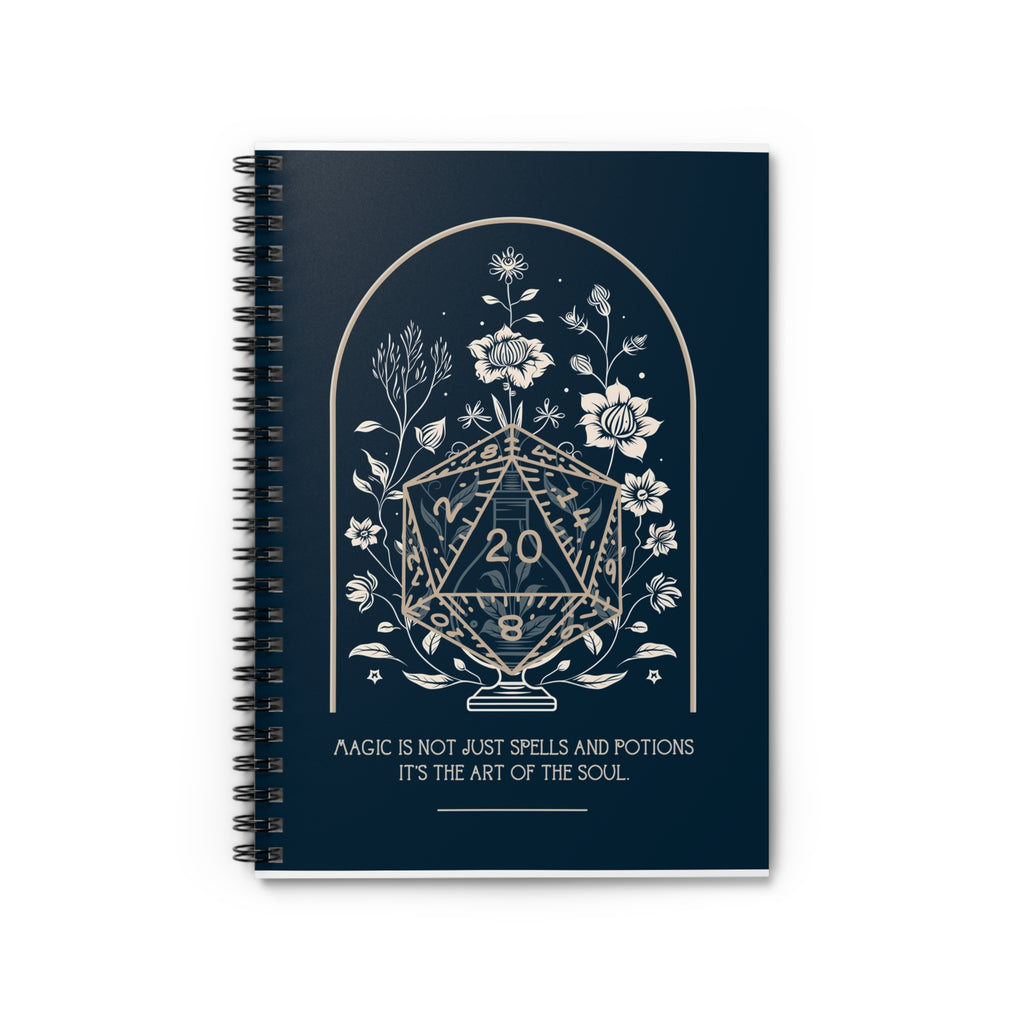 D20 DnD Spiral Notebook | Dungeons and Dragons Birthday Christmas Valentines Gifts