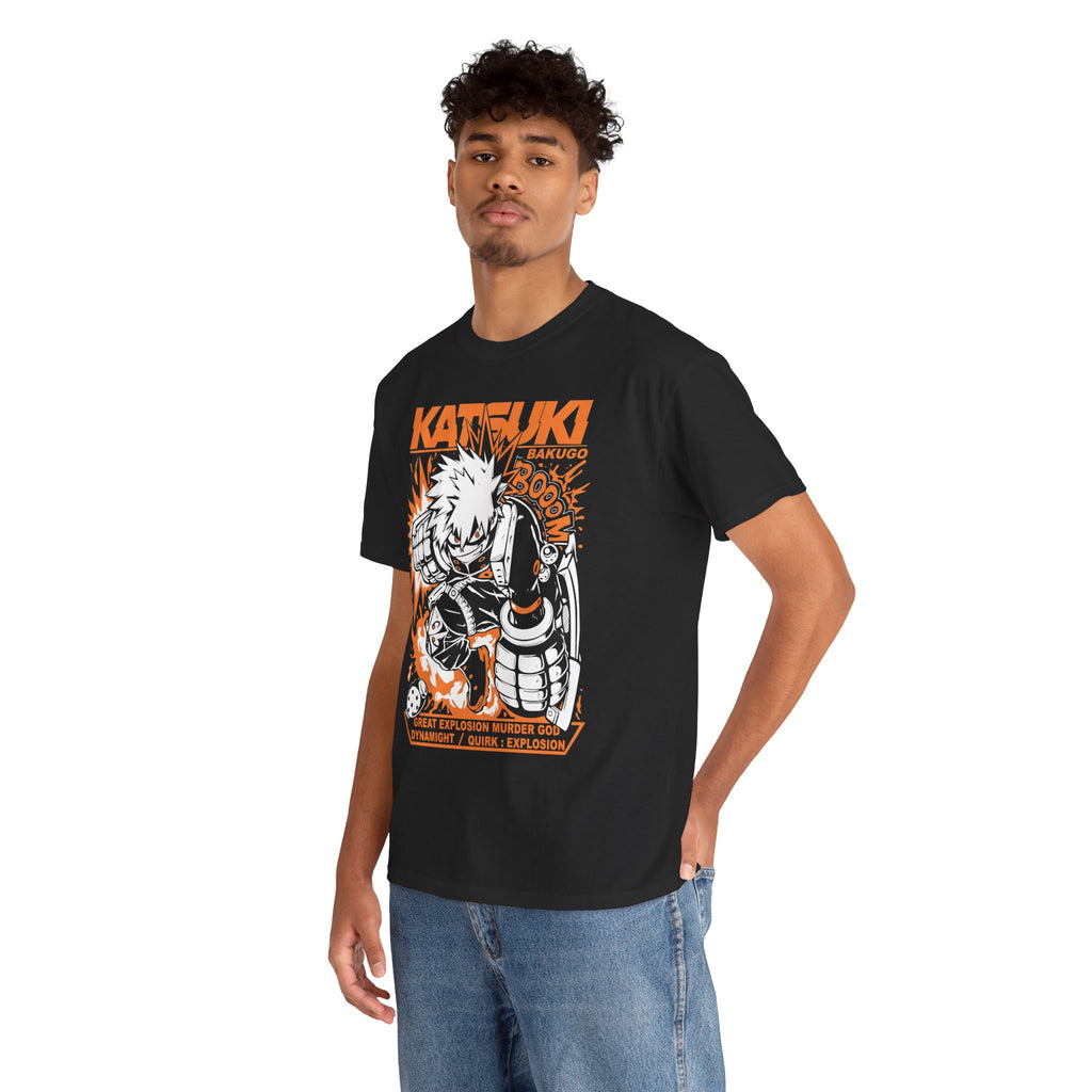 Katsuki Bakugo My Hero Academia Anime Tee - Anime Manga Graphic Unisex Tee
