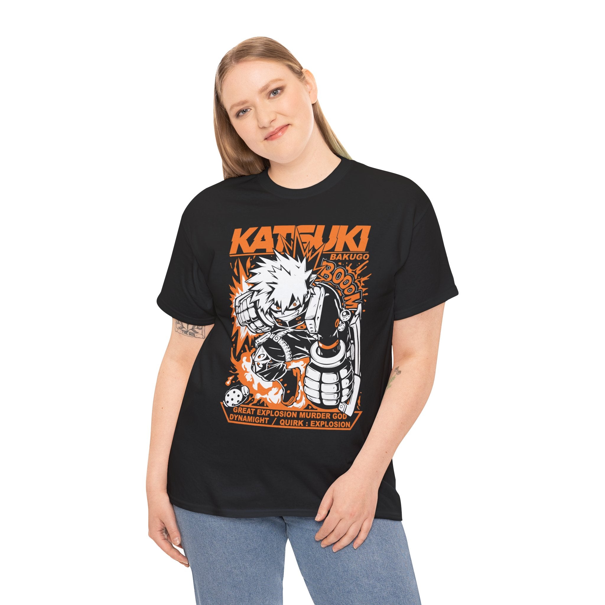 Katsuki Bakugo My Hero Academia Anime Tee - Anime Manga Graphic Unisex Tee