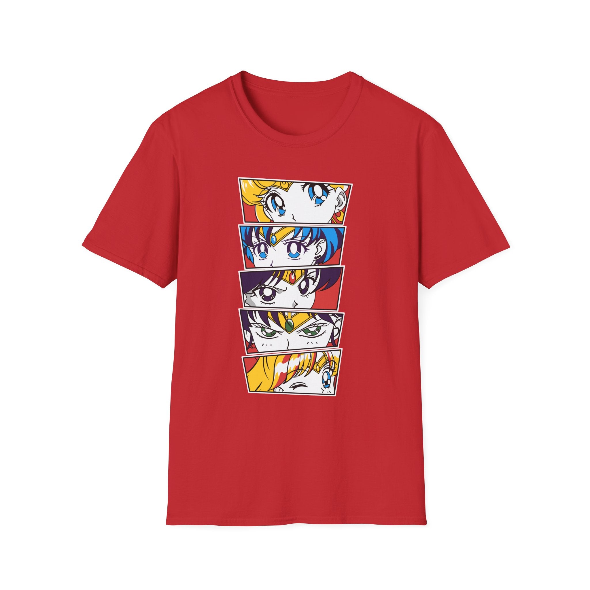 Sailor Moon Unisex Graphic Softstyle Tee | Retro 90s Anime Shirt, Anime Manga Shirt, Japanese Manga