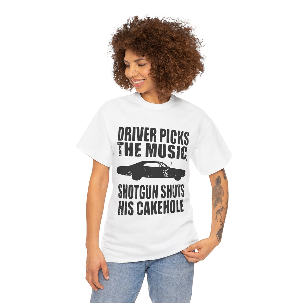 Supernatural Driver Picks the Music Unisex Graphic T-Shirt | Dean Winchester Graphic Tee