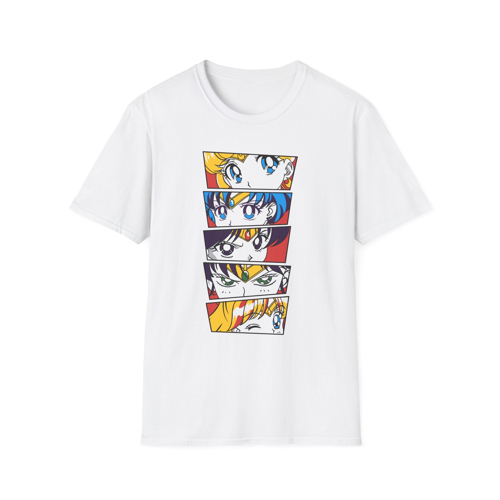 Sailor Moon Unisex Graphic Softstyle Tee | Retro 90s Anime Shirt, Anime Manga Shirt, Japanese Manga