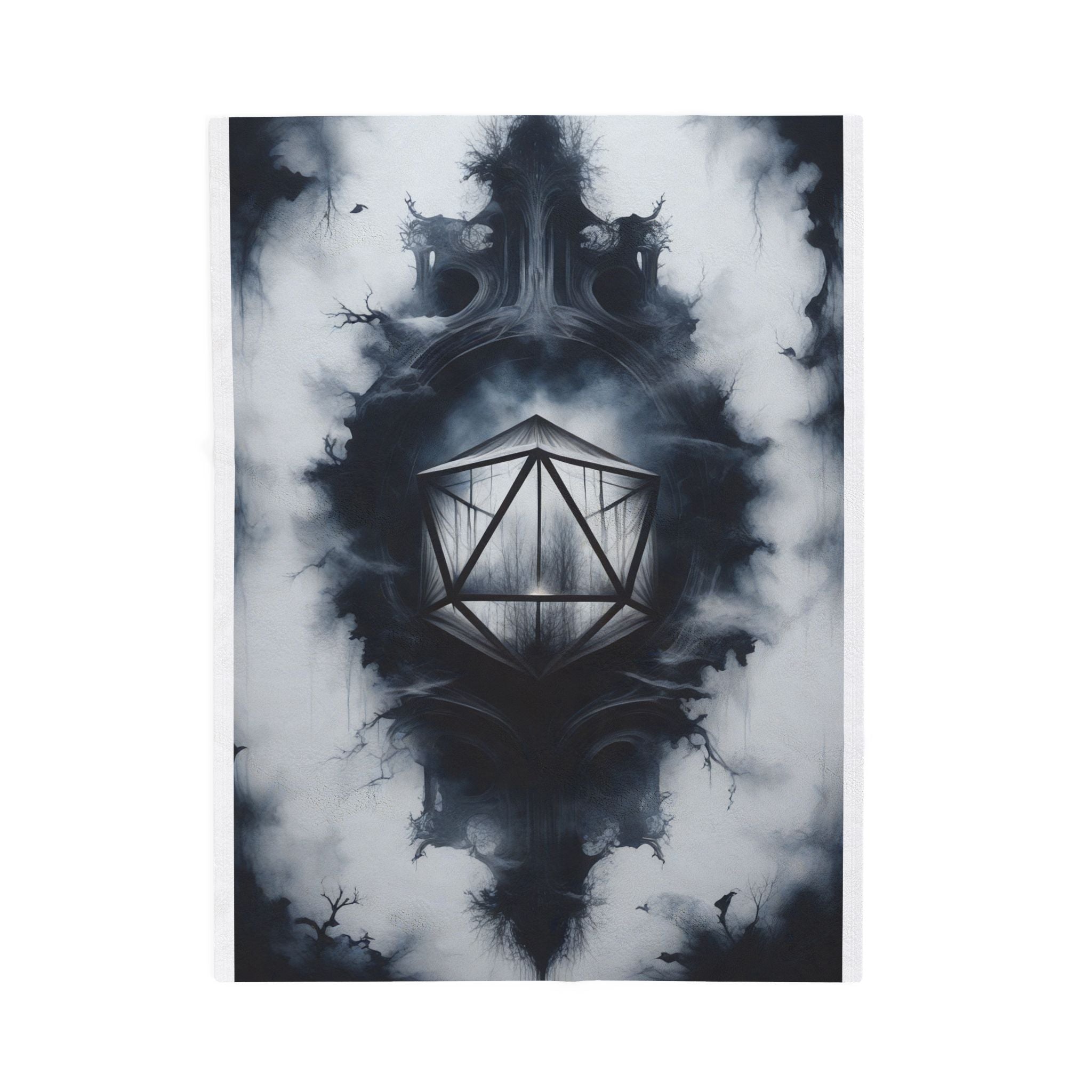 Dungeons and Dragons Velveteen Plush Blanket | DnD blanket, D20 Blanket, Dnd Gifts, DnD bedding, Nerdy Blanket, Gaming blanket, D&D bedding